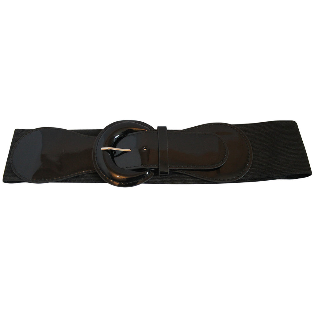 Shiny D Shape Buckle Belt