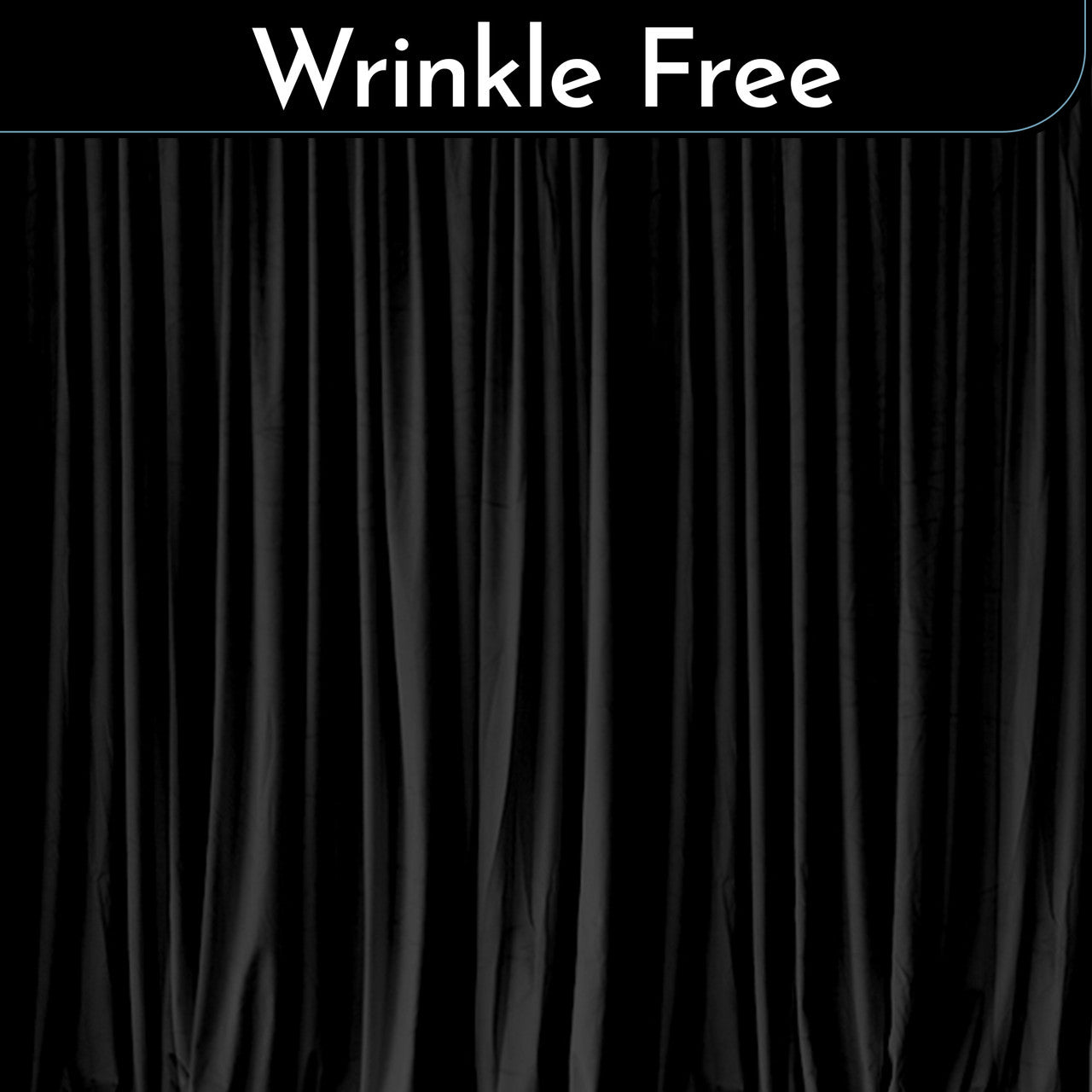 190GSM Dutch Velvet Backdrop - Black