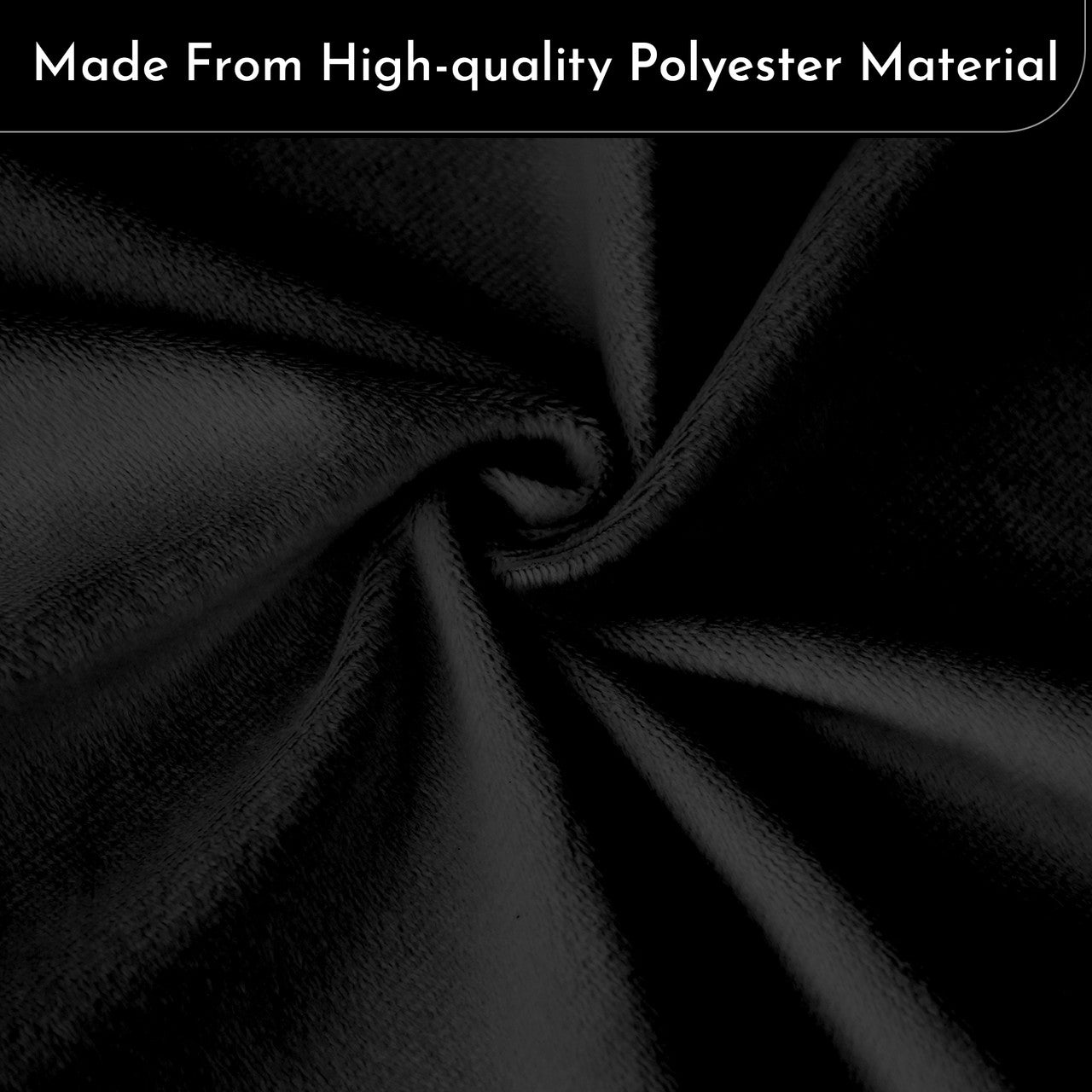 190GSM Dutch Velvet Backdrop - Black
