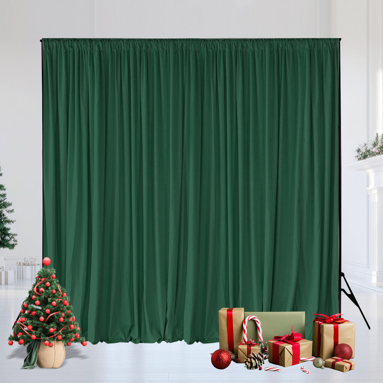 190GSM Dutch Velvet Backdrop - Green