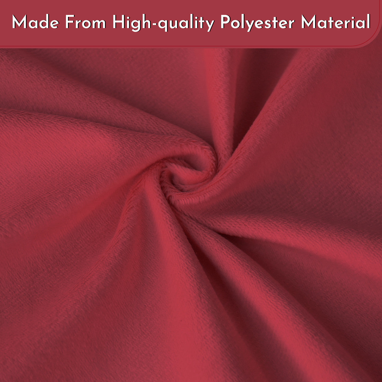 190GSM Dutch Velvet Backdrop - Red