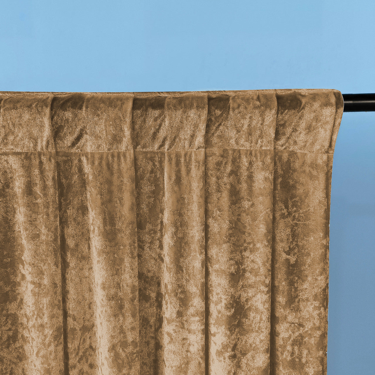 Velvet Backdrop - 4m x 1m - Dark Gold
