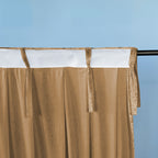 Velvet Backdrop - 4m x 1m - Dark Gold