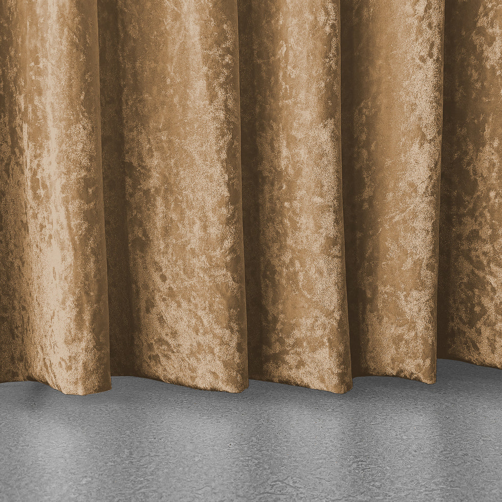 Velvet Backdrop - 4m x 1m - Dark Gold