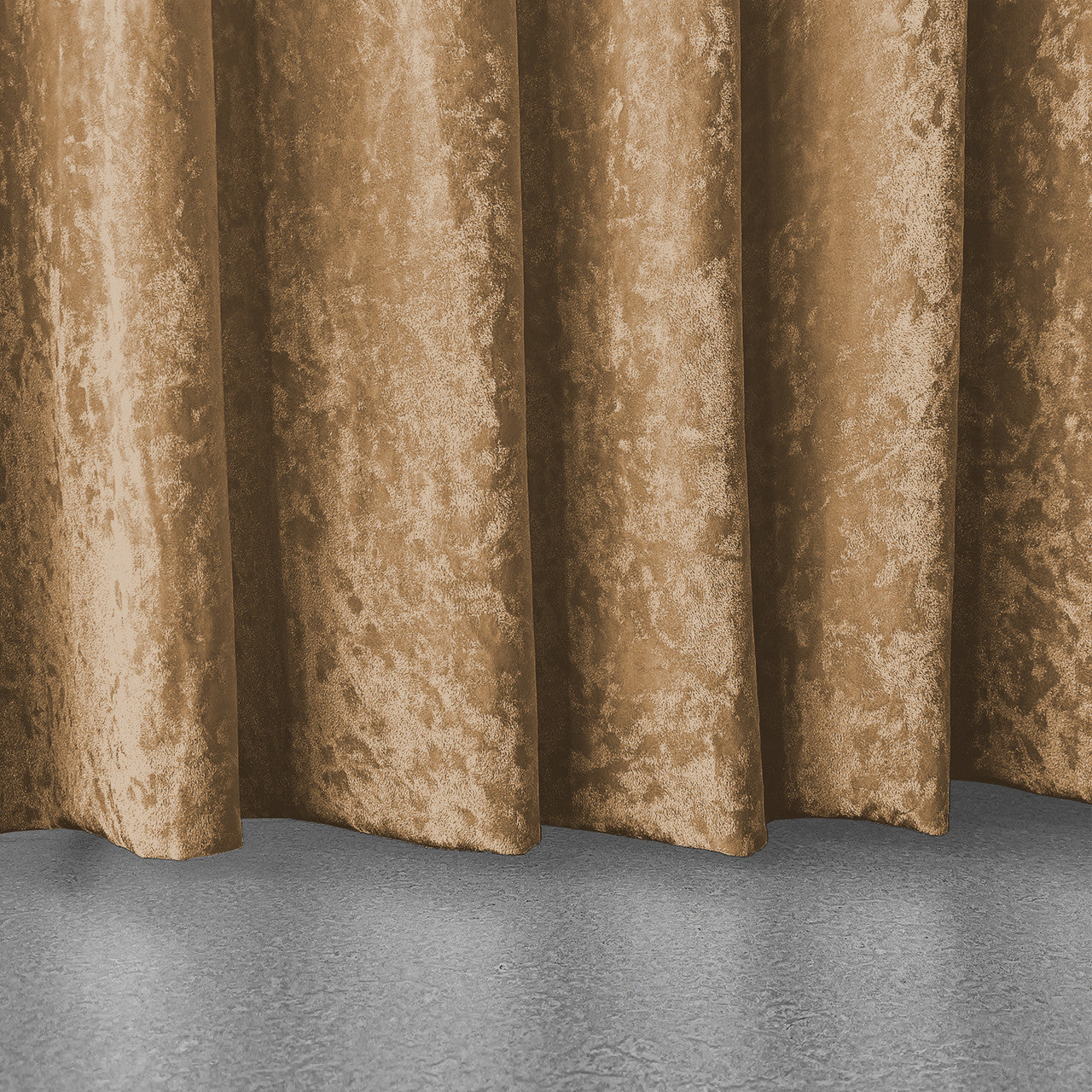 Velvet Backdrop - 4m x 1m - Dark Gold