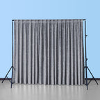 Velvet Backdrop - 3m x 3m - Dark Silver