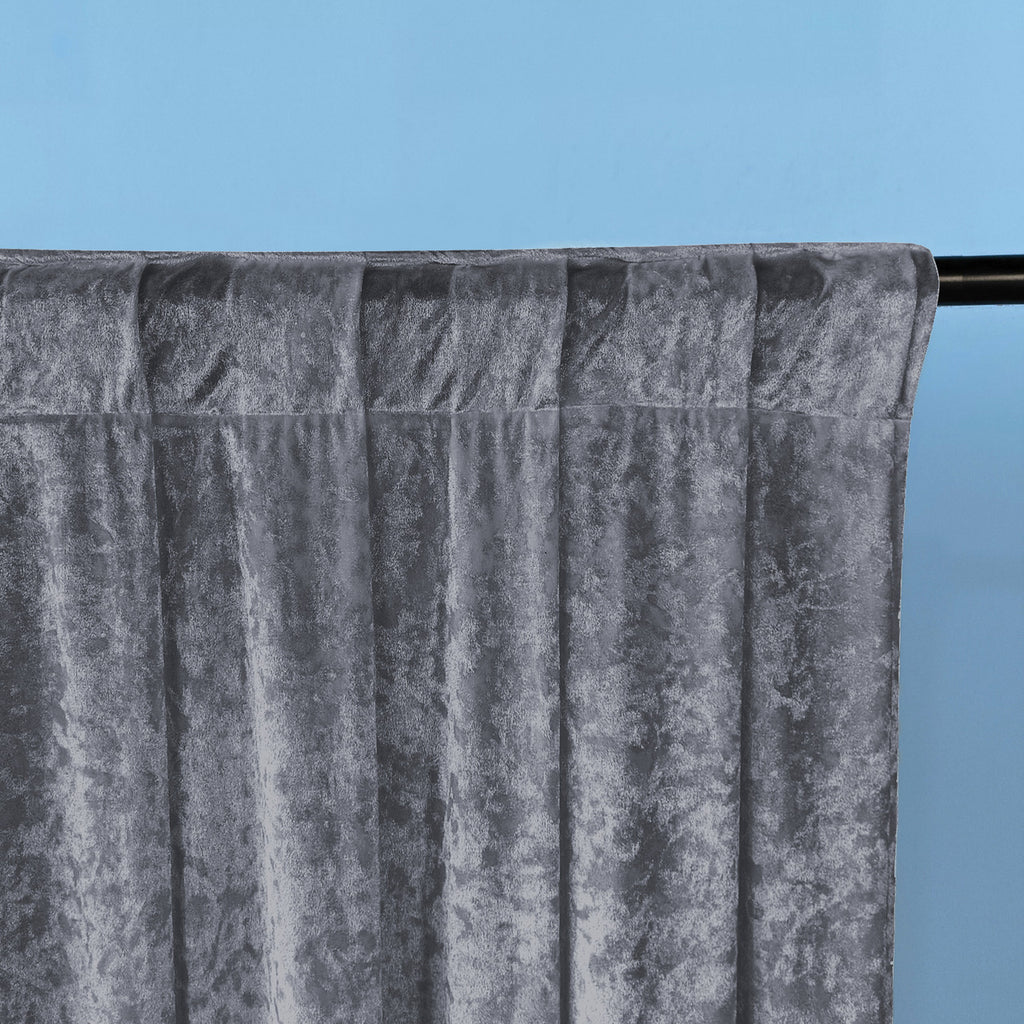 Velvet Backdrop - 3m x 3m - Dark Silver