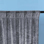 Velvet Backdrop - 3m x 3m - Dark Silver