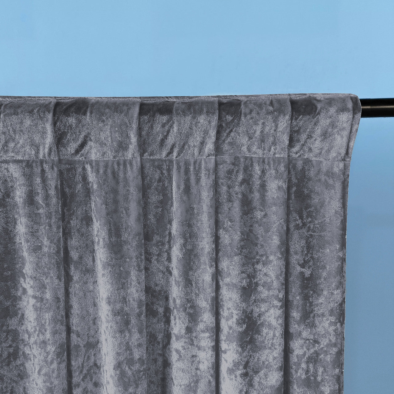 Velvet Backdrop - 3m x 3m - Dark Silver