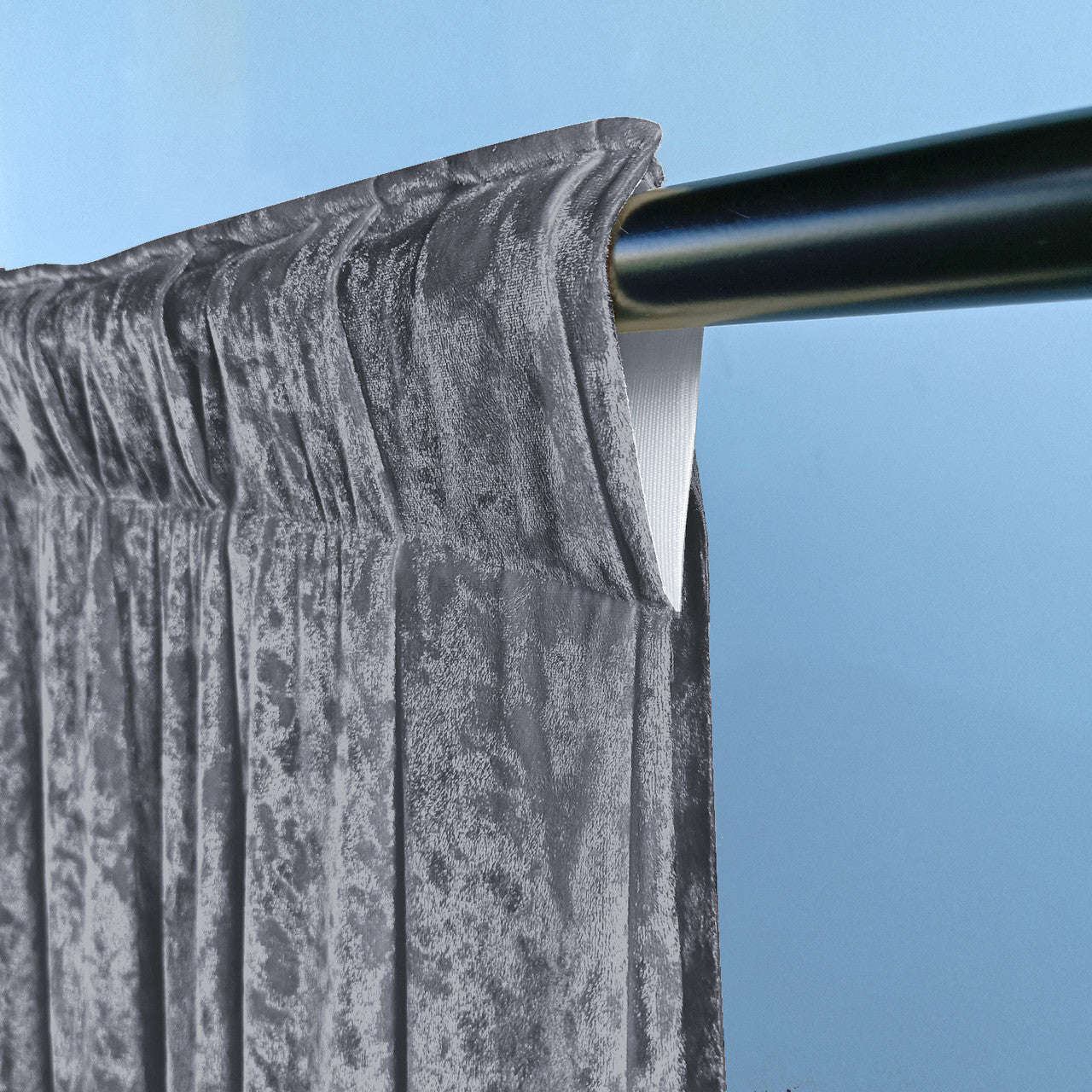 Velvet Backdrop - 3m x 3m - Dark Silver