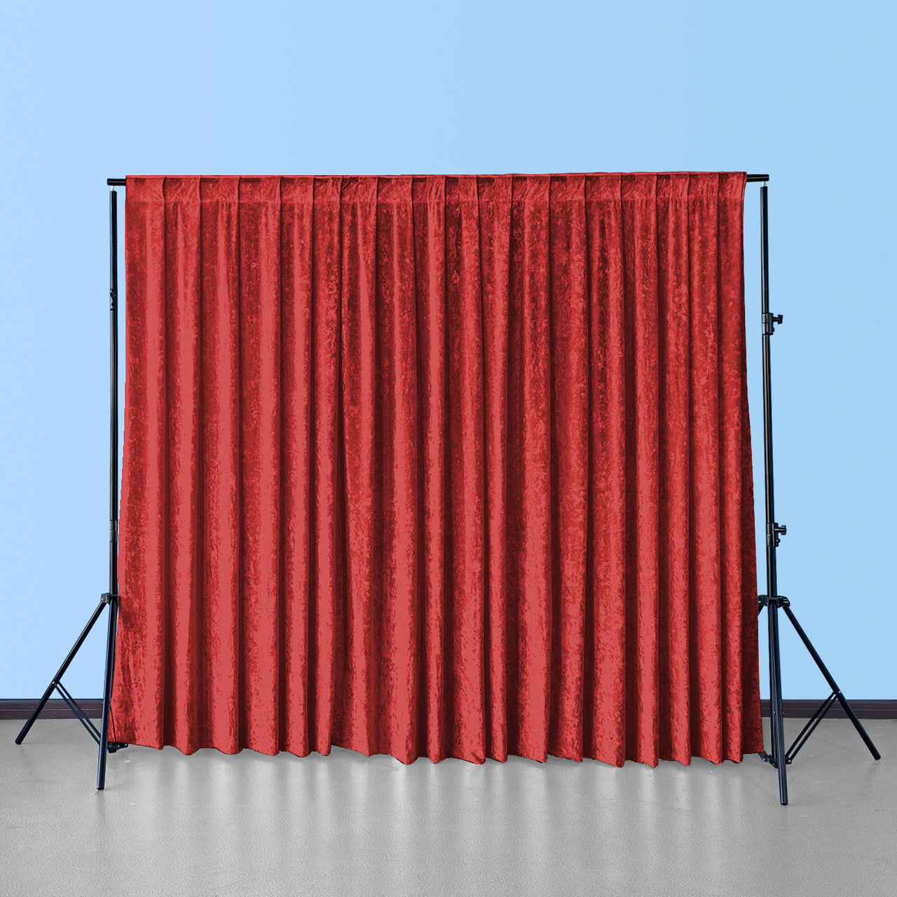 Velvet Backdrop - 3m x 3m - Red