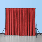 Velvet Backdrop - 3m x 3m - Red
