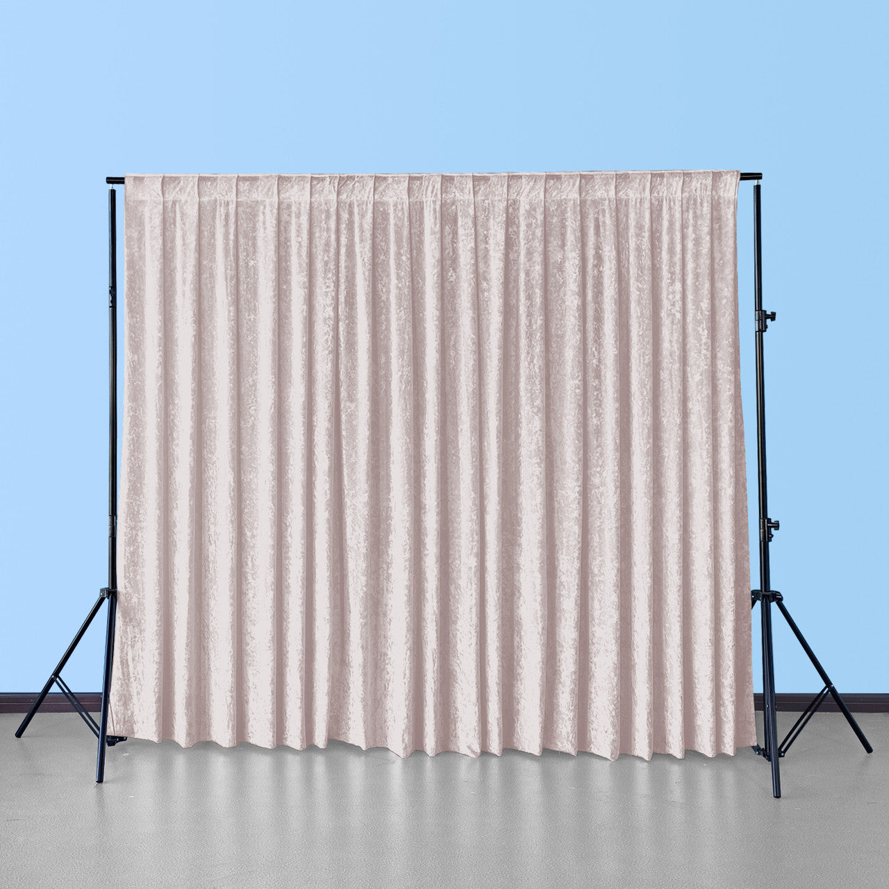 Velvet Backdrop - 3m x 3m - Rose Gold