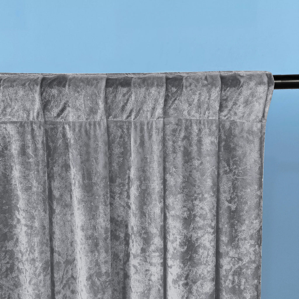 Velvet Backdrop - 3m x 3m - Silver
