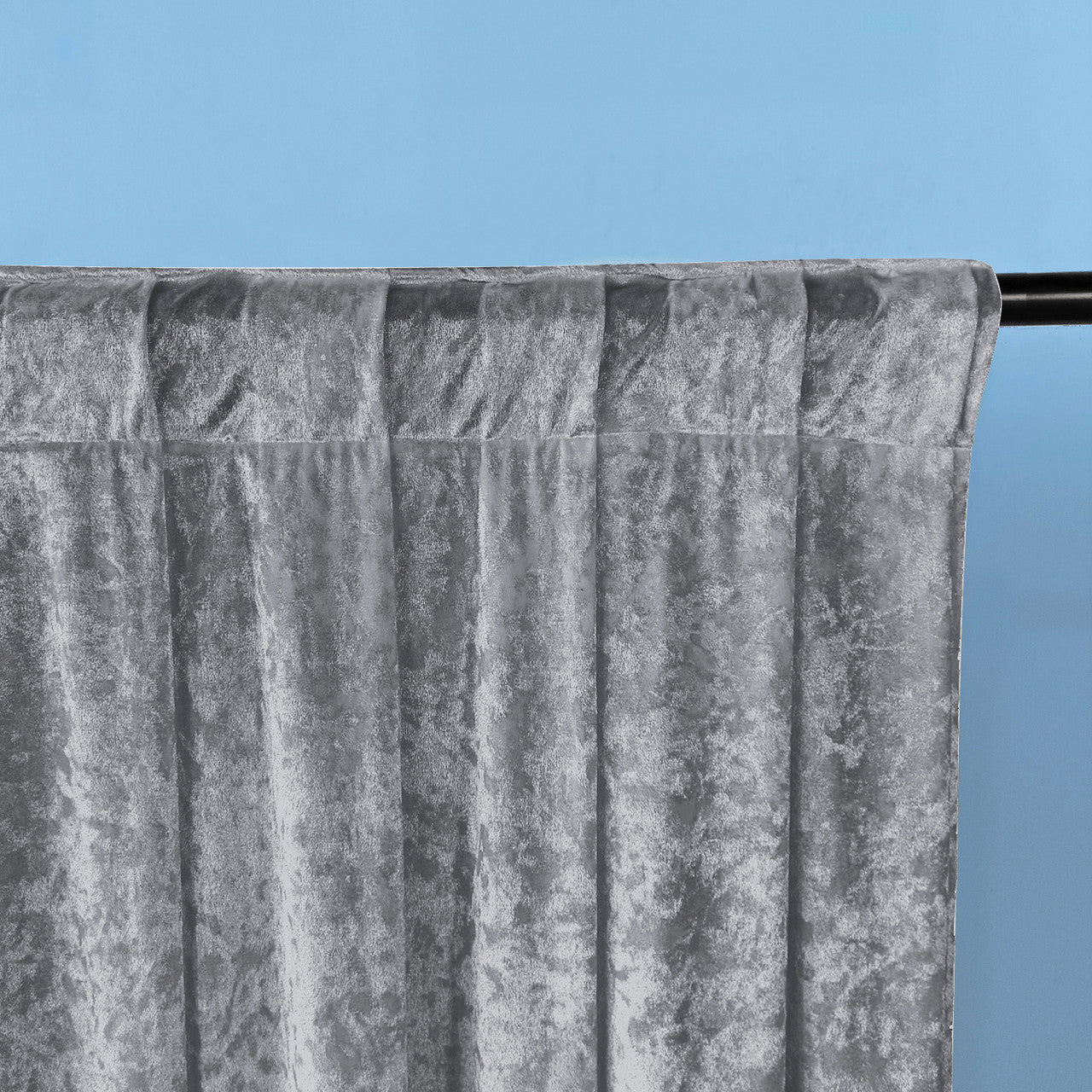 Velvet Backdrop - 3m x 3m - Silver