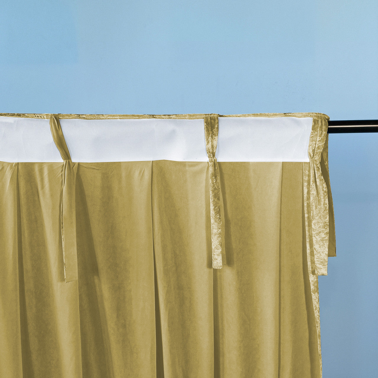 Velvet Backdrop - 3m x 3m - Gold