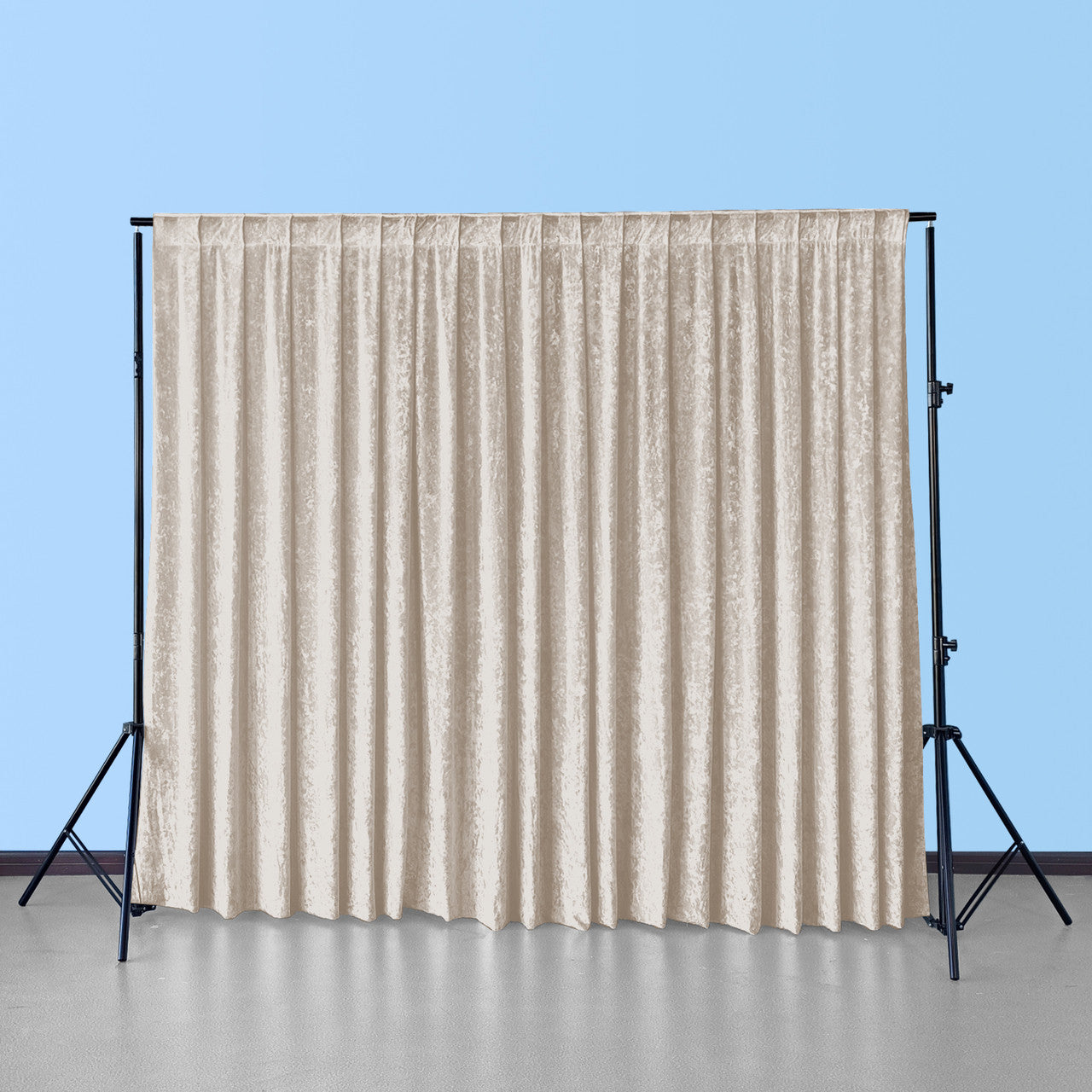 Velvet Backdrop - 4m x 1m - Beige