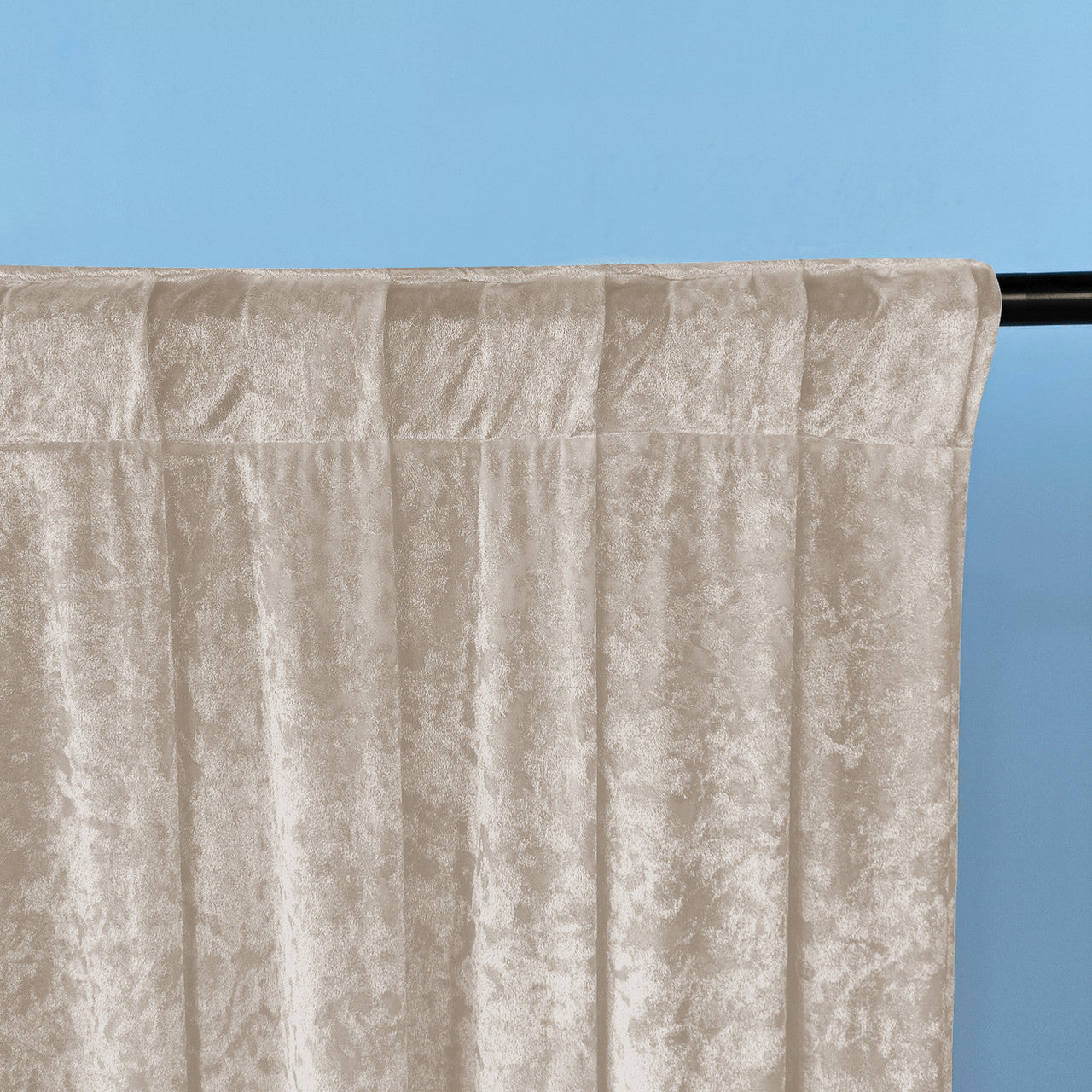 Velvet Backdrop - 4m x 1m - Beige