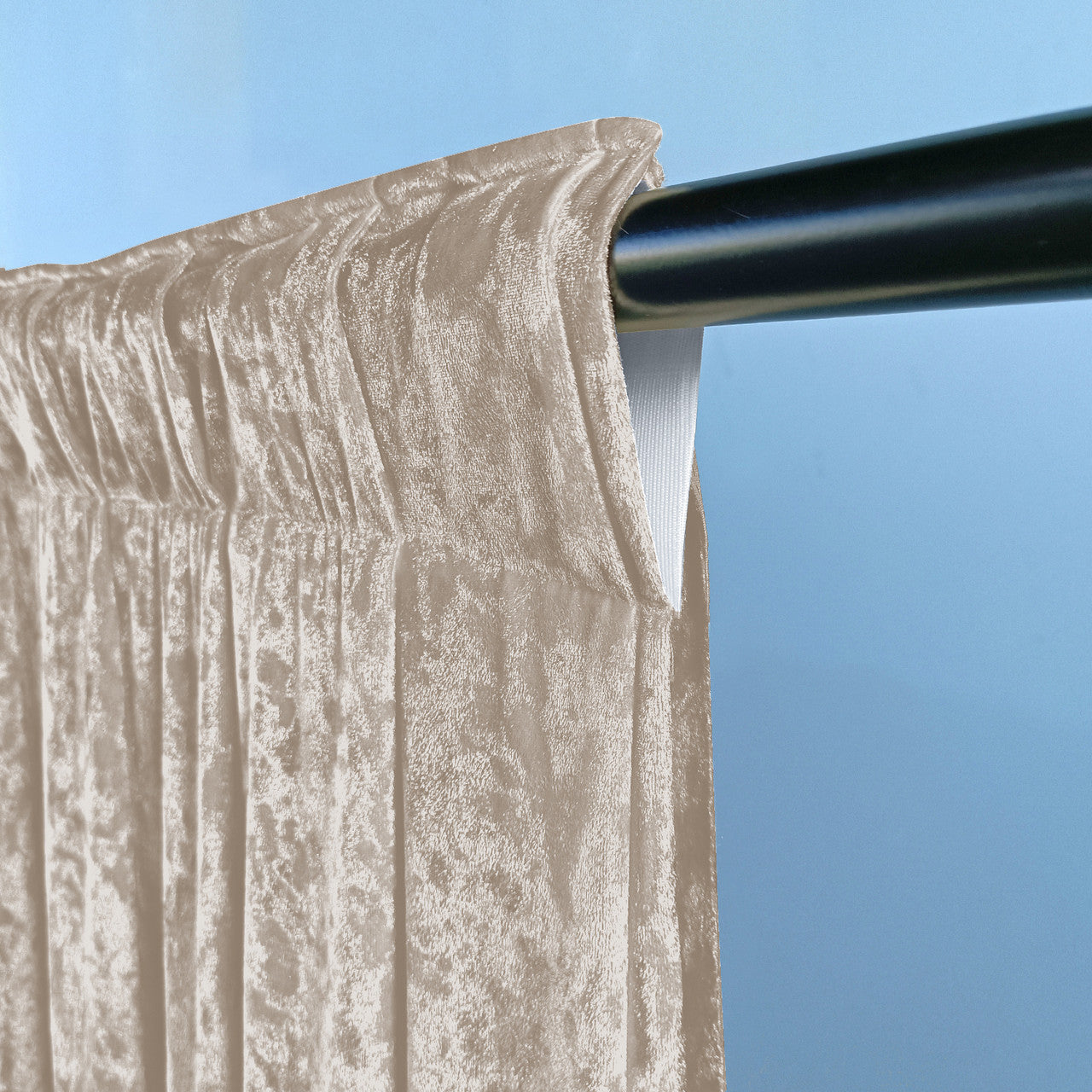 Velvet Backdrop - 4m x 1m - Beige