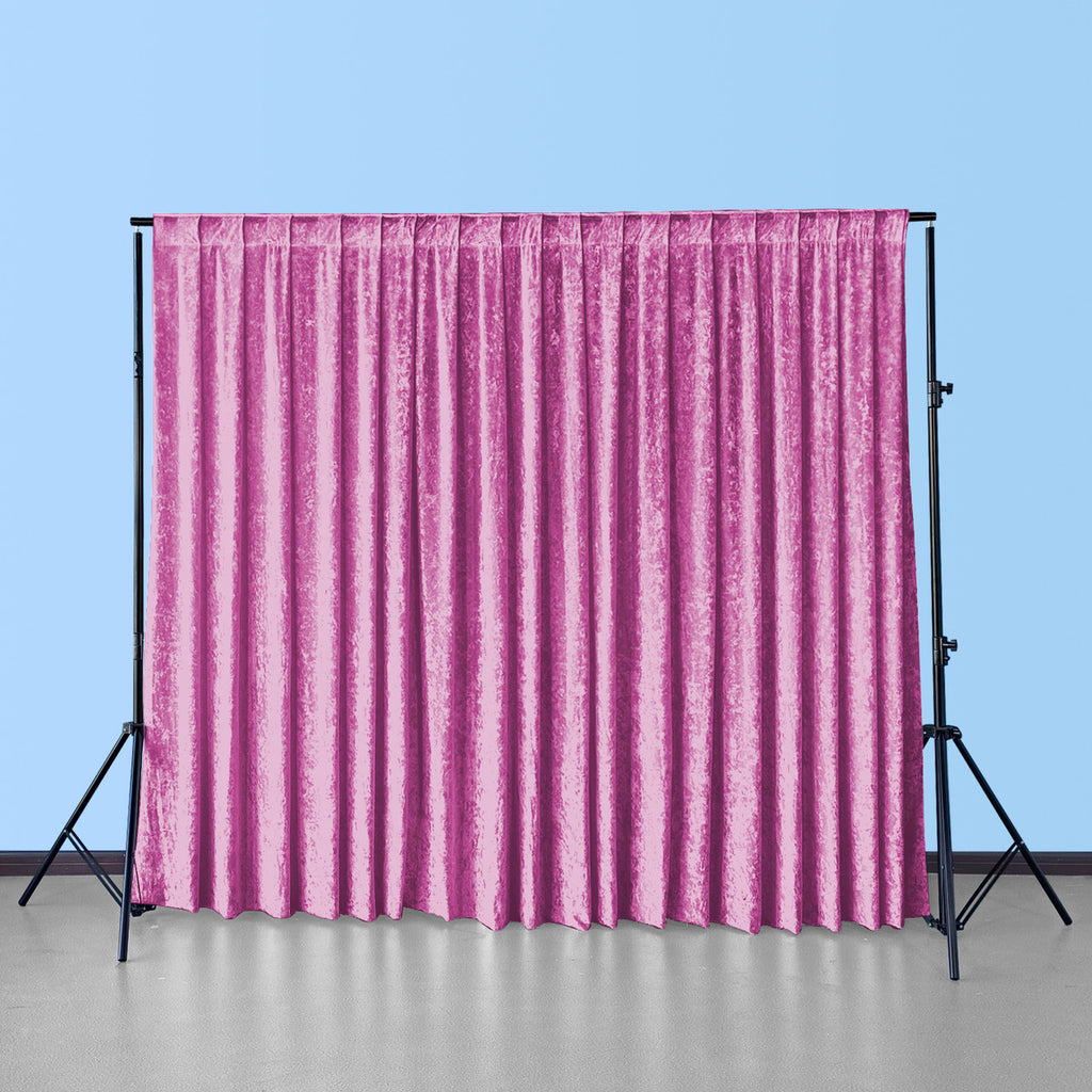 Velvet Backdrop - 4m x 1m - Pink