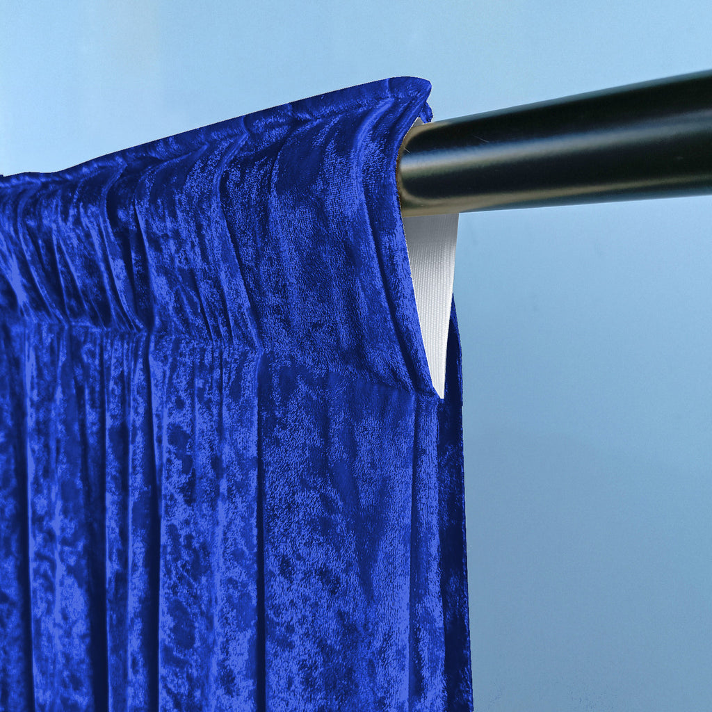Velvet Backdrop - 4m x 1m - Royal Blue