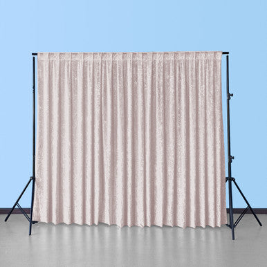 Velvet Backdrop - 4m x 1m - Rose Gold