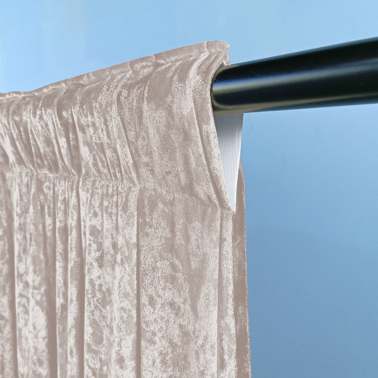 Velvet Backdrop - 4m x 1m - Rose Gold