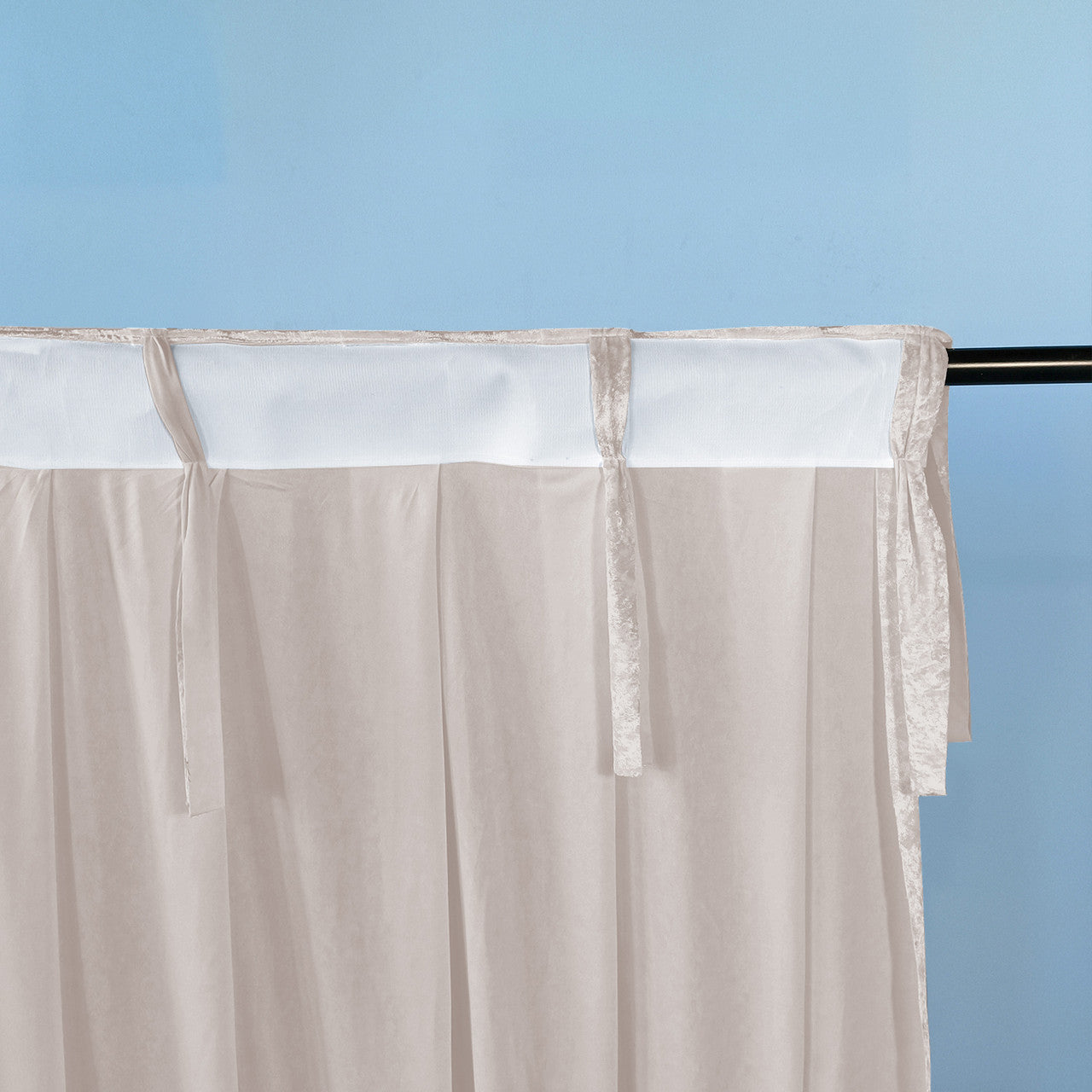 Velvet Backdrop - 4m x 1m - Rose Gold