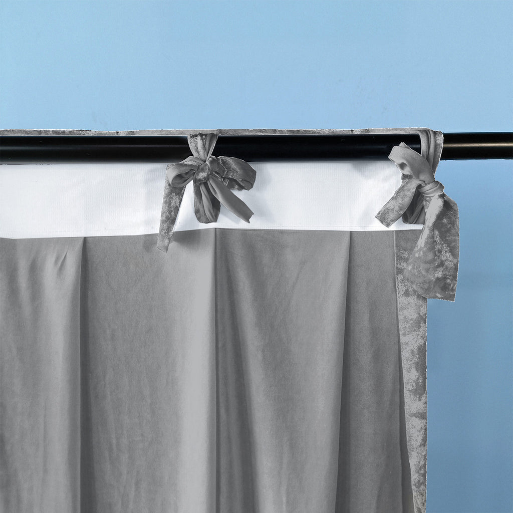 Velvet Backdrop - 4m x 1m - Silver