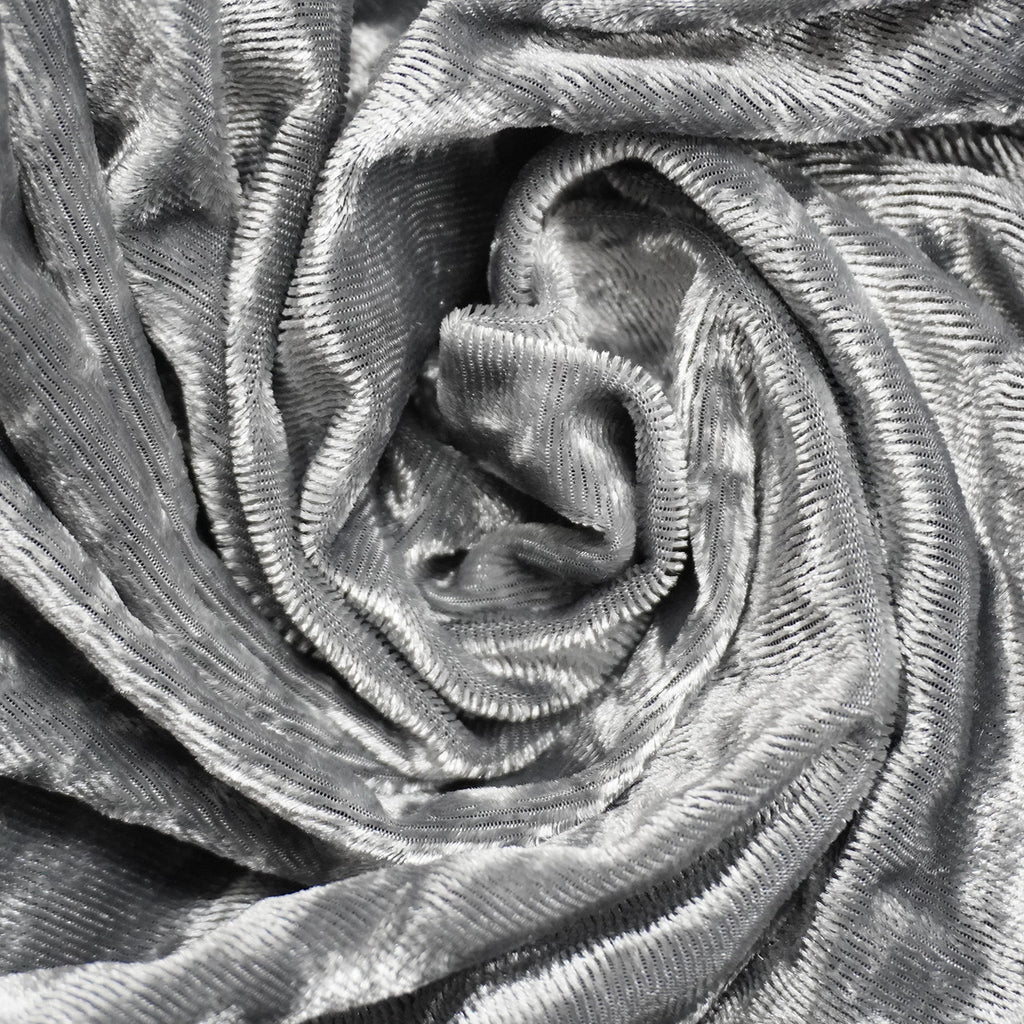 Velvet Backdrop - 4m x 1m - Silver