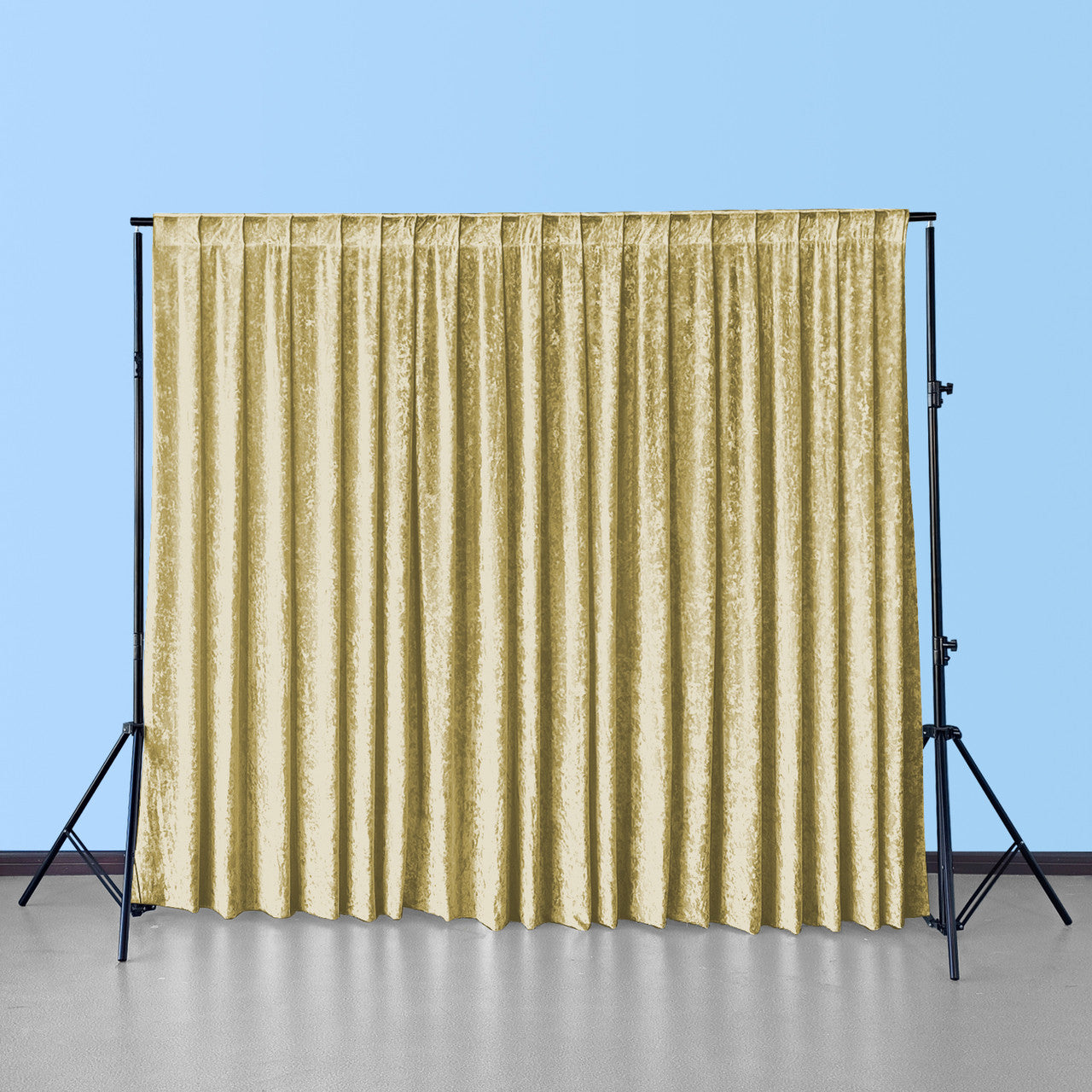 Velvet Backdrop - 4m x 1m - Gold
