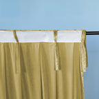 Velvet Backdrop - 4m x 1m - Gold
