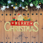 Merry Christmas  Wooden Plaque Hanging Sign