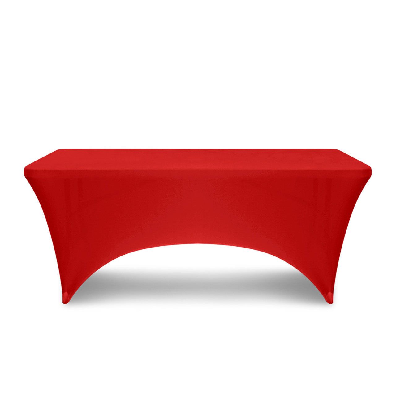 Rectangular Spandex Tablecloth - Red
