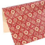 Christmas Kraft Wrapping Paper 70cm x 50cm, 9 sheets - Christmas Tree & Bauble Designs