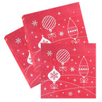 Red Disposable Paper Napkins