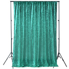 4ft x 7ft Sequin Photography Backdrop - Emerald Green