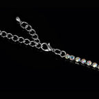 1 Row - 4mm Diamante - AB Rhinestone