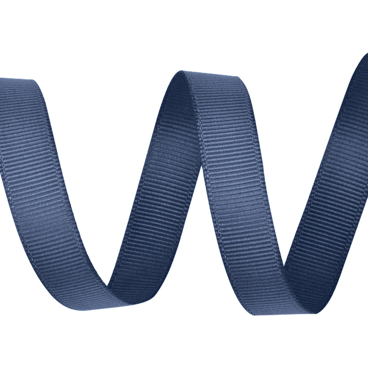 Double Sided Grosgrain Ribbon - Navy Blue