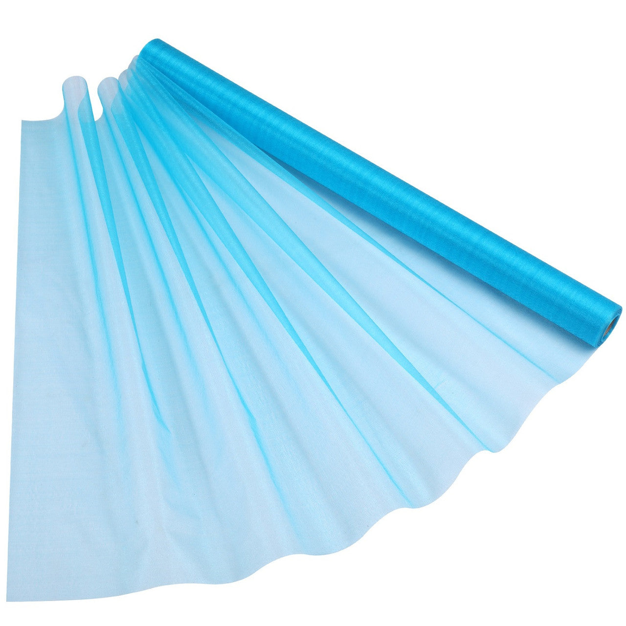 Organza Roll 15mx70cm - Turquoise Blue