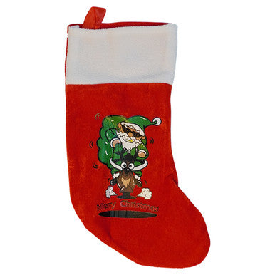 Christmas Stocking - Santa & Reindeer