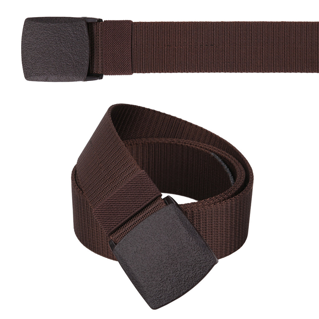 Webbing Canvas Belt - Brown