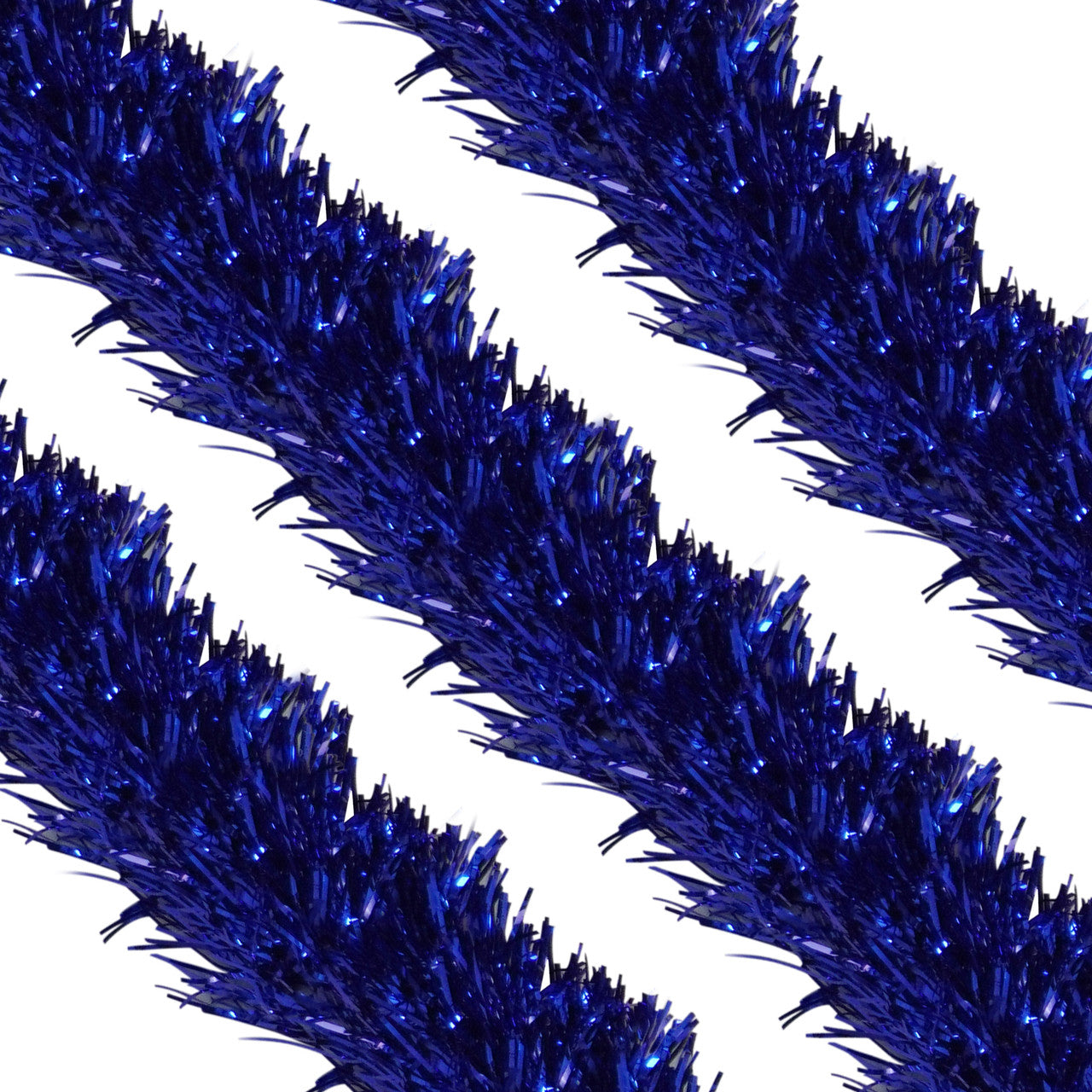 2m Christmas Tinsel Garland - Blue