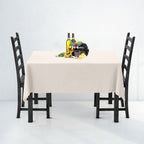 130GSM Rectangle Polyester Tablecloth - Ivory