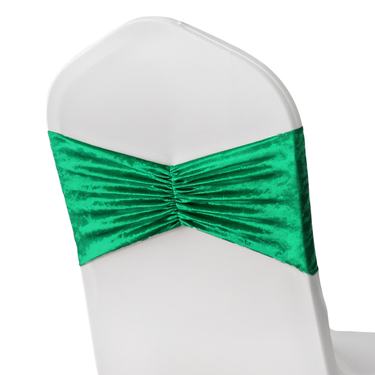 Velvet Chair Band - Emerald Green