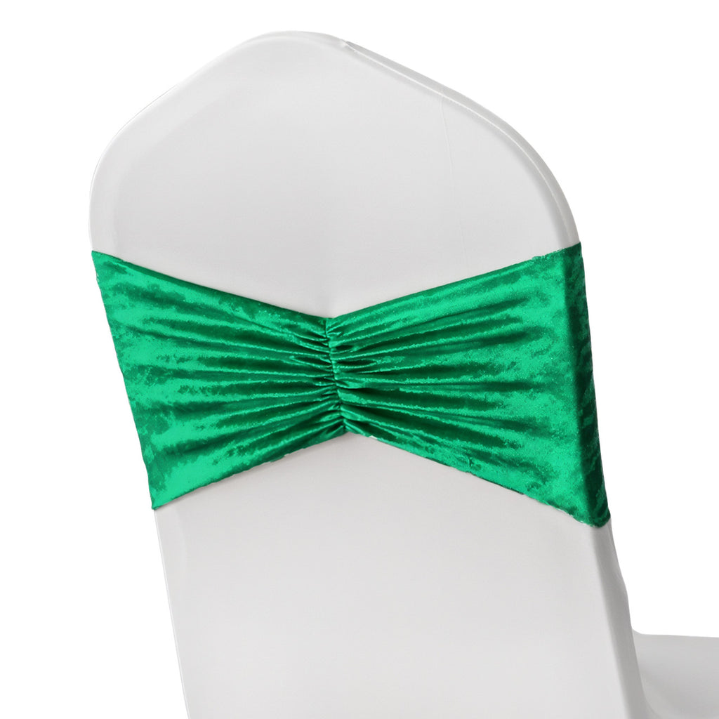Velvet Chair Band - Emerald Green