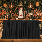 Polyester Table Skirt - Black
