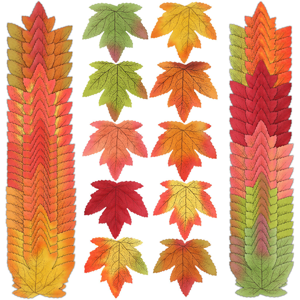 Artificial Maple Leaves (Pack of 100)