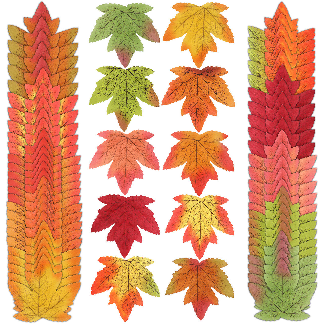 Artificial Maple Leaves (Pack of 100)