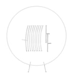 Balloon Arch Stand with Base for Floor Frame - White